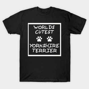 The perfect way to show your love for Yorkshire Terriers T-Shirt